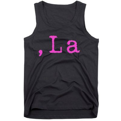 Comma +  La Vote Kamala Harris For President 2024 Election Tank Top