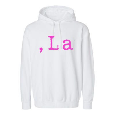 Comma +  La Vote Kamala Harris For President 2024 Election Garment-Dyed Fleece Hoodie