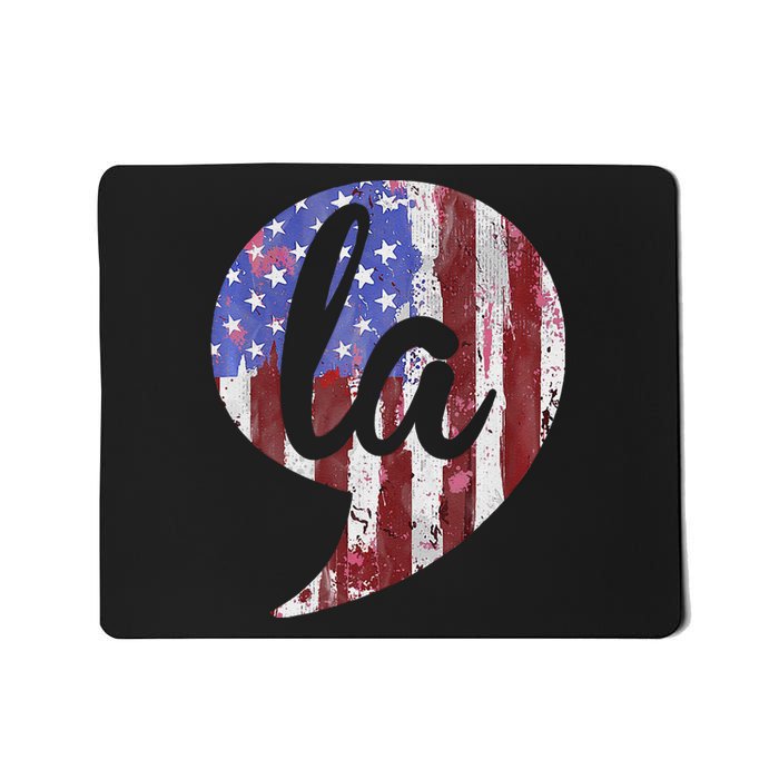 Comma +  La Vote Kamala Harris For President 2024 Election Mousepad