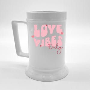 Chic Love Vibes Only Design Beer Stein