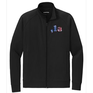 Comma La Vote Kamala Harris For President 2024 Election Stretch Full-Zip Cadet Jacket