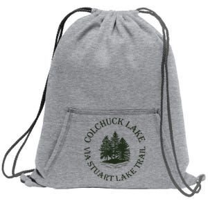 Colchuck Lake Via Stuart Lake Trail Sweatshirt Cinch Pack Bag