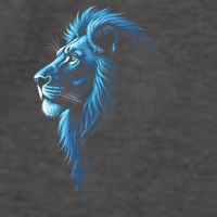 Cool Lion With Blue Eyes Lions Vector Backpack