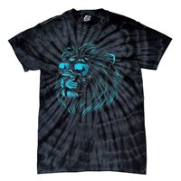 Classic Lion Wearing Glasses Animal Lovers Cute Pet Humor Tie-Dye T-Shirt