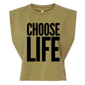 CHOOSE LIFE WHAM Replica RIP George Michael Garment-Dyed Women's Muscle Tee