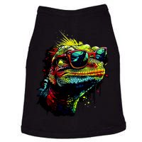 Colorful Lizard With Sunglasses Doggie Tank