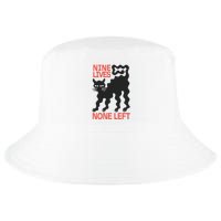 Cat Lovers Will Relate To Nine Lives None Left Humor Cool Comfort Performance Bucket Hat