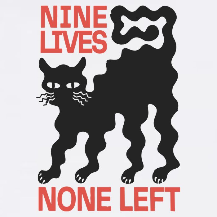 Cat Lovers Will Relate To Nine Lives None Left Humor Cooling Performance Crew T-Shirt