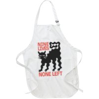 Cat Lovers Will Relate To Nine Lives None Left Humor Apron