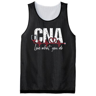 CNA Love What You Do Certified Nursing Assistant Nurse Mesh Reversible Basketball Jersey Tank