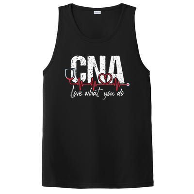 CNA Love What You Do Certified Nursing Assistant Nurse PosiCharge Competitor Tank