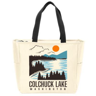 Colchuck Lake Washington Zip Tote Bag