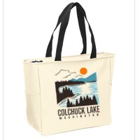 Colchuck Lake Washington Zip Tote Bag