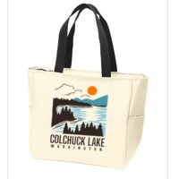 Colchuck Lake Washington Zip Tote Bag
