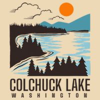 Colchuck Lake Washington Zip Tote Bag