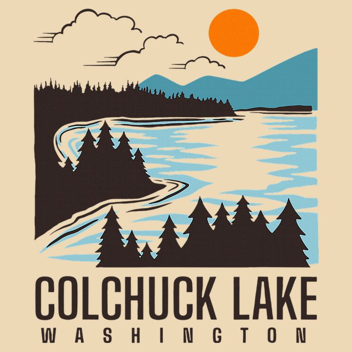 Colchuck Lake Washington Zip Tote Bag