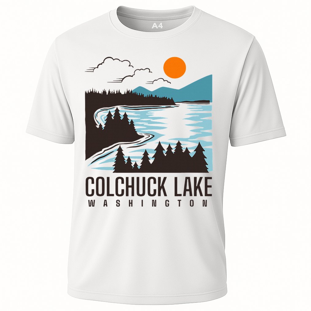 Colchuck Lake Washington Cooling Performance Crew T-Shirt