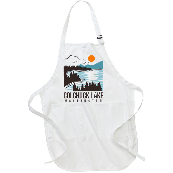 Colchuck Lake Washington Full-Length Apron With Pockets