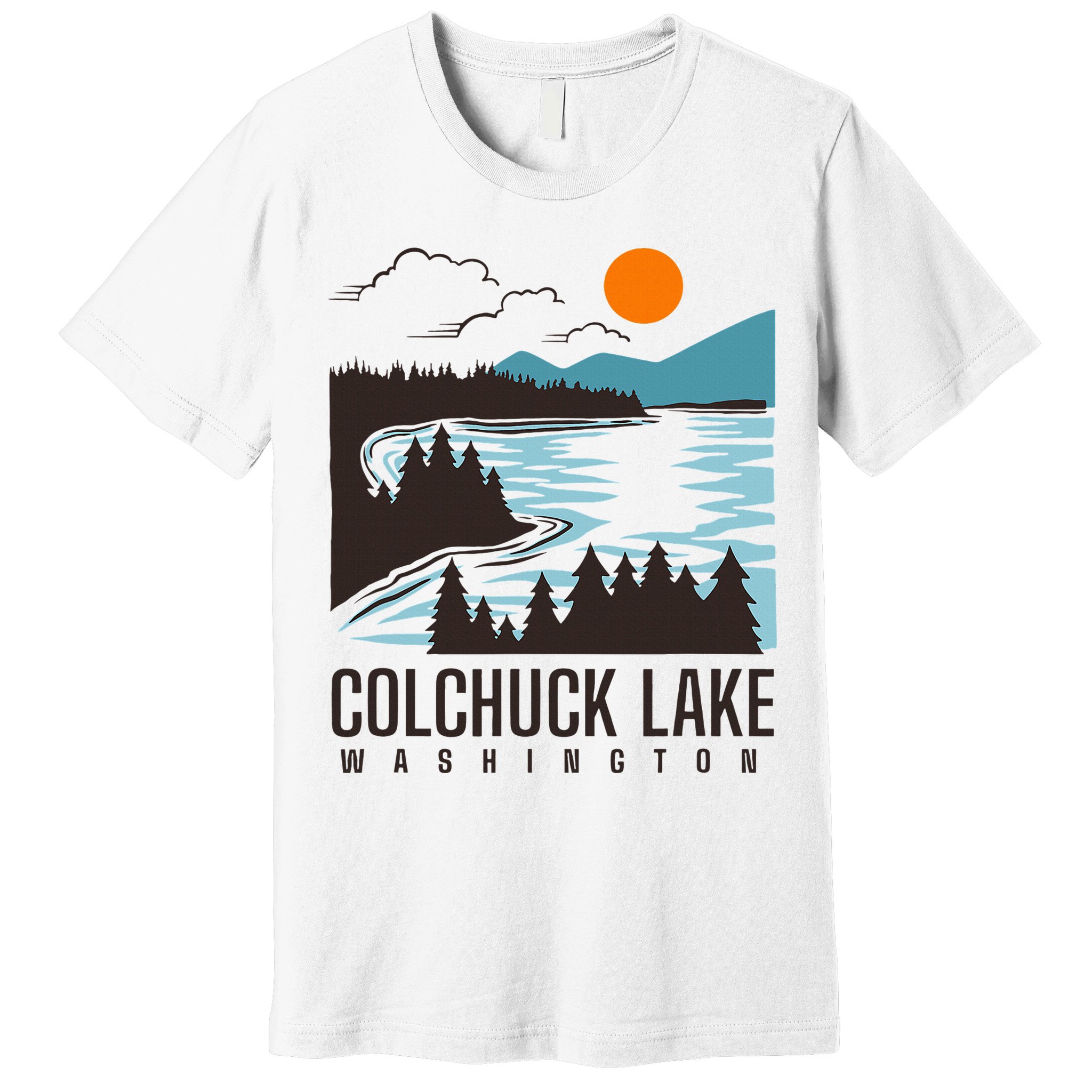 Colchuck Lake Washington Premium T-Shirt