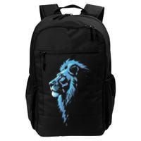 Cool Lion With Blue Eyes Gift Daily Commute Backpack