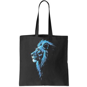 Cool Lion With Blue Eyes Gift Tote Bag