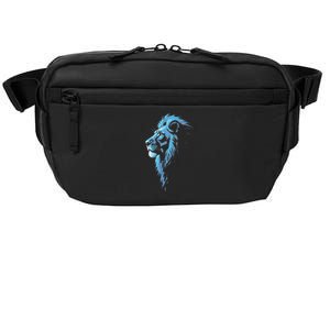 Cool Lion With Blue Eyes Gift Crossbody Pack