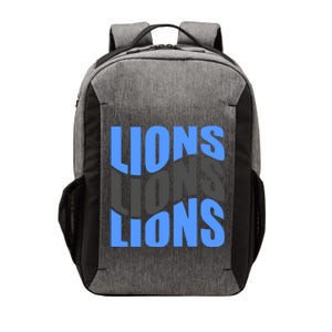 Cool Lions Wave Detroit Football Nfc Vector Backpack