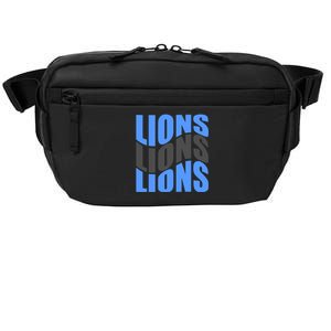 Cool Lions Wave Detroit Football Nfc Crossbody Pack