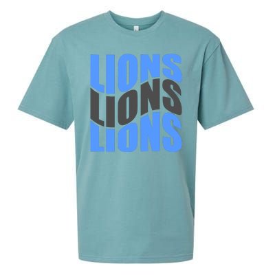 Cool Lions Wave Detroit Football Nfc Sueded Cloud Jersey T-Shirt