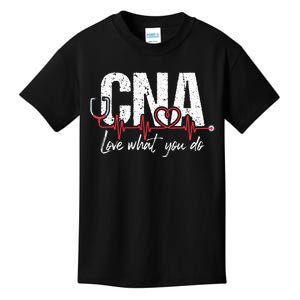 CNA Love What You Do Certified Nursing Assistant Nurse Kids T-Shirt