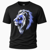 Cool Lion With Blue Eyes Lions Performance Shirt