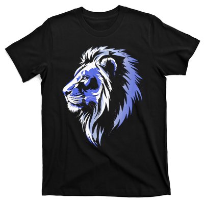 Cool Lion With Blue Eyes Lions T-Shirt