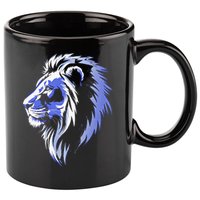 Cool Lion With Blue Eyes Lions 11oz C Handle Ceramic Mug