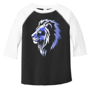 Cool Lion With Blue Eyes Lions Toddler Fine Jersey T-Shirt