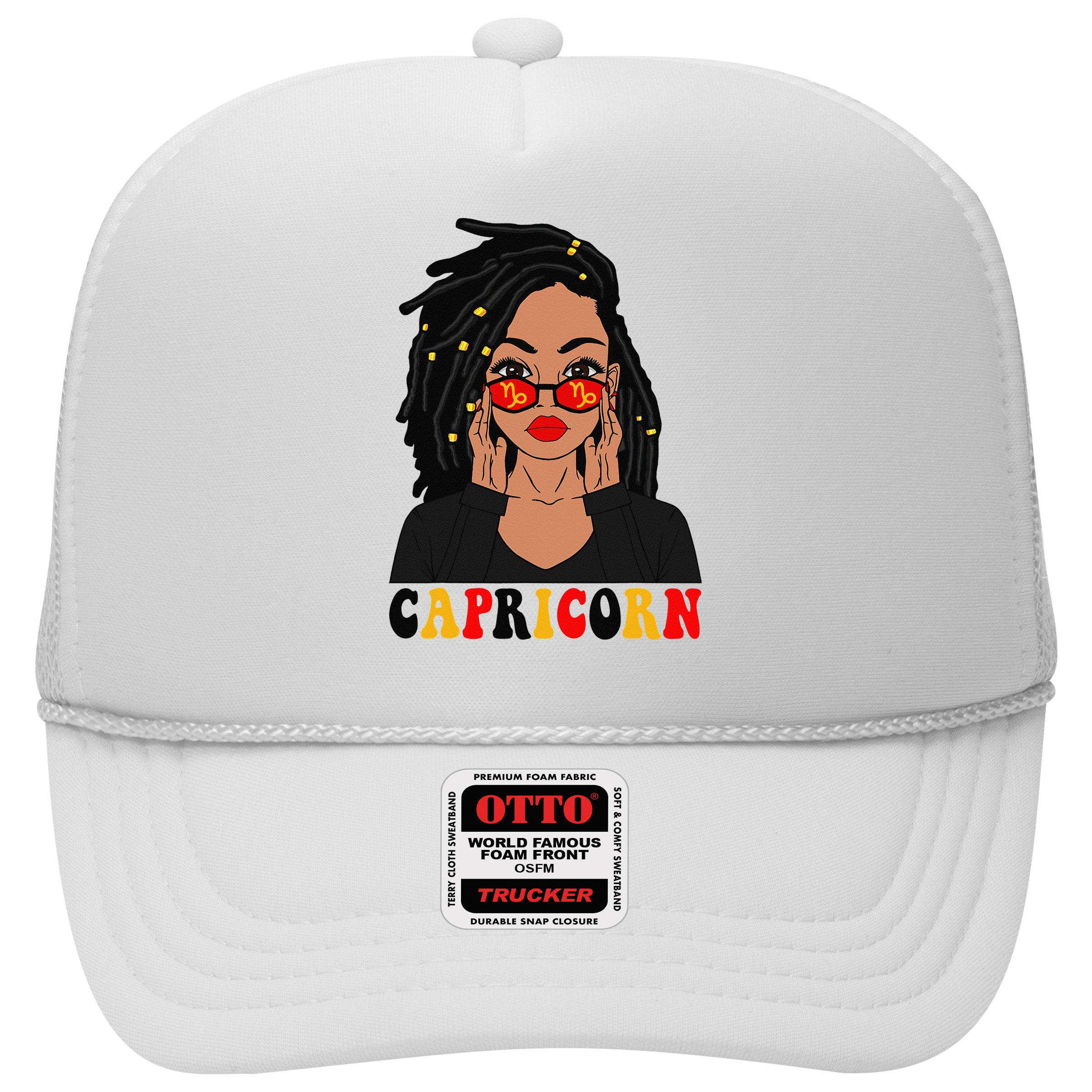 Capricorn Loc'd Woman Zodiac Signs Birthday Hat