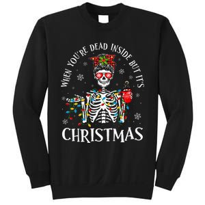 Christmas Lights When YouRe Dead Inside But ItS Christmas Sweatshirt