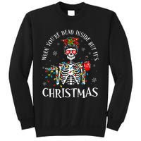 Christmas Lights When YouRe Dead Inside But ItS Christmas Sweatshirt