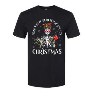 Christmas Lights When YouRe Dead Inside But ItS Christmas Softstyle CVC T-Shirt