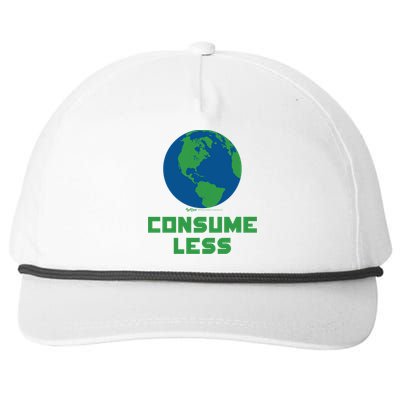 Consume Less World Earth Day Environtal Great Gift Snapback Five-Panel Rope Hat