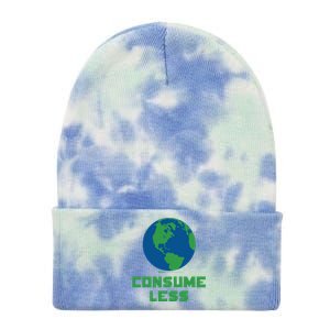 Consume Less World Earth Day Environtal Great Gift Tie Dye 12in Knit Beanie