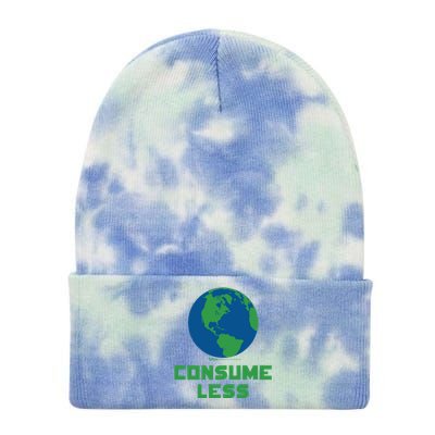 Consume Less World Earth Day Environtal Great Gift Tie Dye 12in Knit Beanie