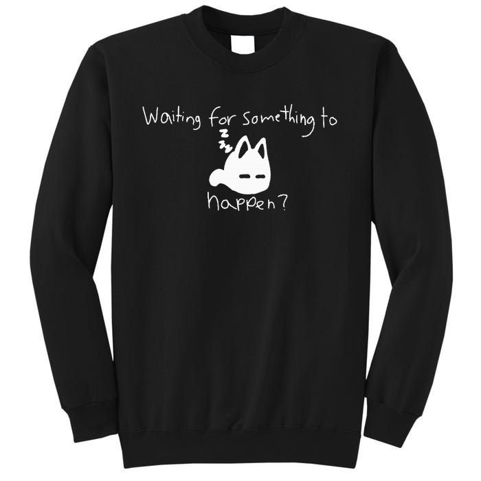 Cat Lover Waiting For Something To Happen Omori Cat Inspired Sweatshirt