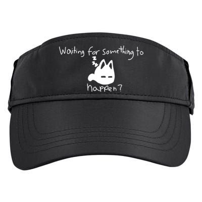 Cat Lover Waiting For Something To Happen Omori Cat Inspired Adult Drive Performance Visor