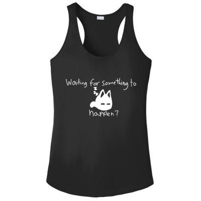 Cat Lover Waiting For Something To Happen Omori Cat Inspired Ladies PosiCharge Competitor Racerback Tank