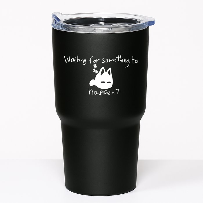 Cat Lover Waiting For Something To Happen Omori Cat Inspired Tumbler
