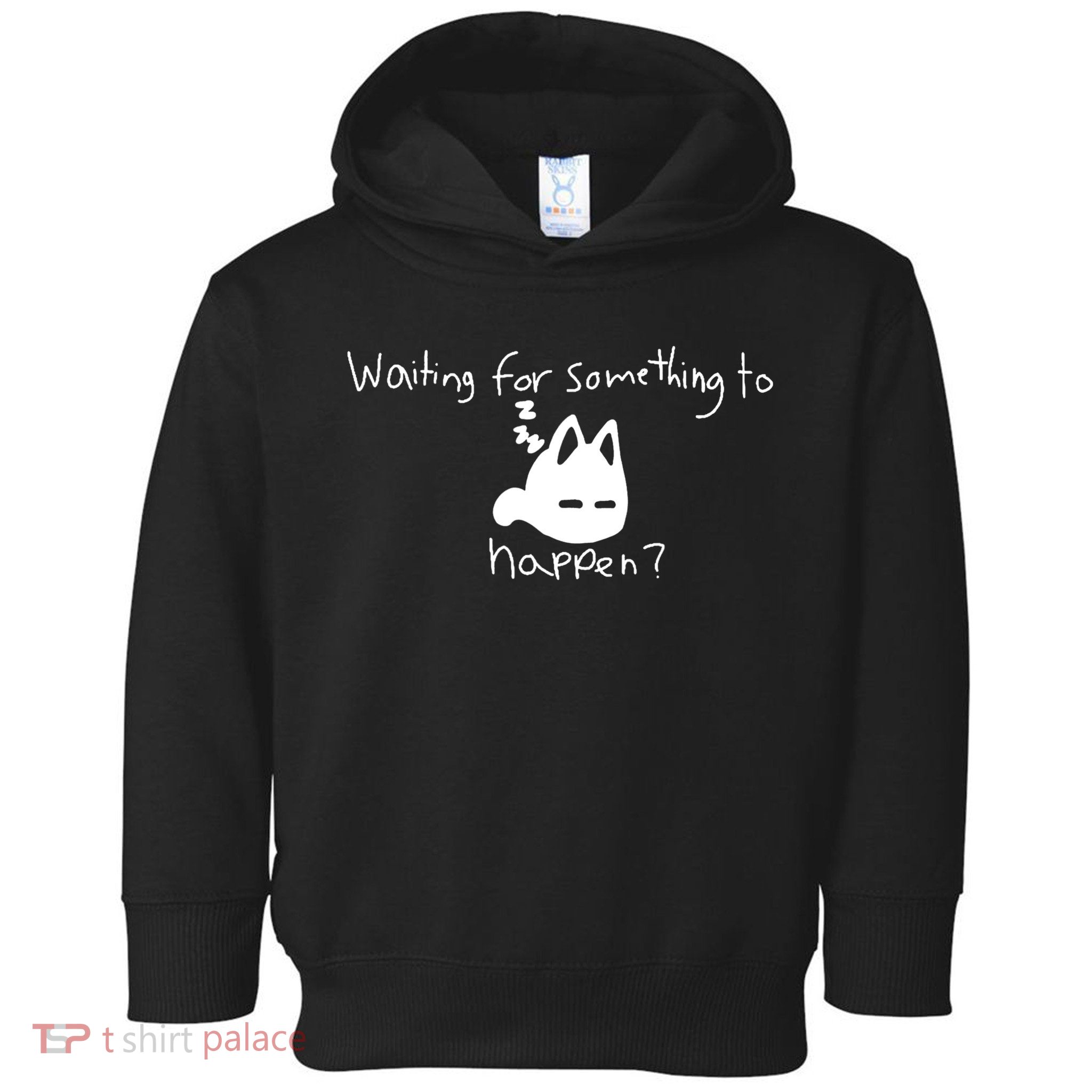 Cat Lover Waiting For Something To Happen Omori Cat Inspired Toddler Hoodie