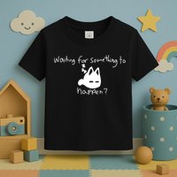 Cat Lover Waiting For Something To Happen Omori Cat Inspired Toddler T-Shirt