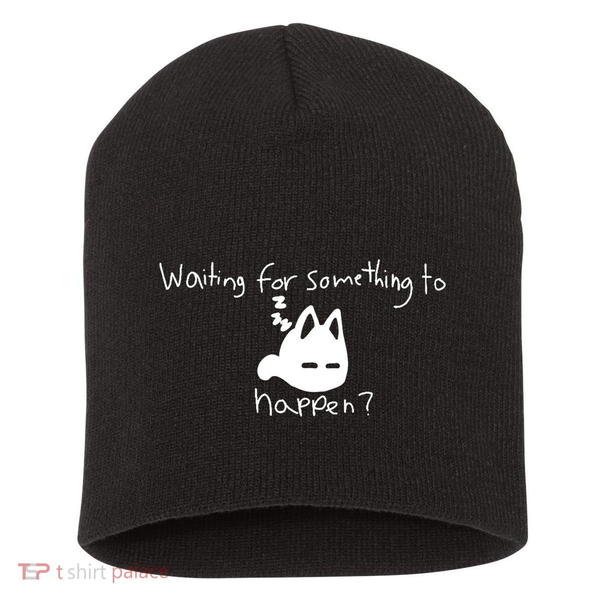 Cat Lover Waiting For Something To Happen Omori Cat Inspired Short Acrylic Beanie
