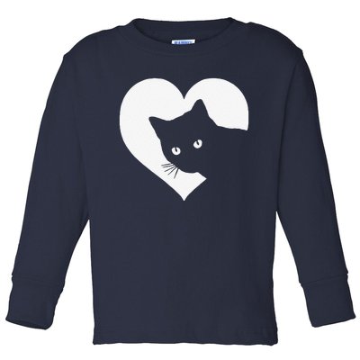 Cat Lover Who Loves Cats Funny Gift For Women Toddler Long Sleeve Shirt