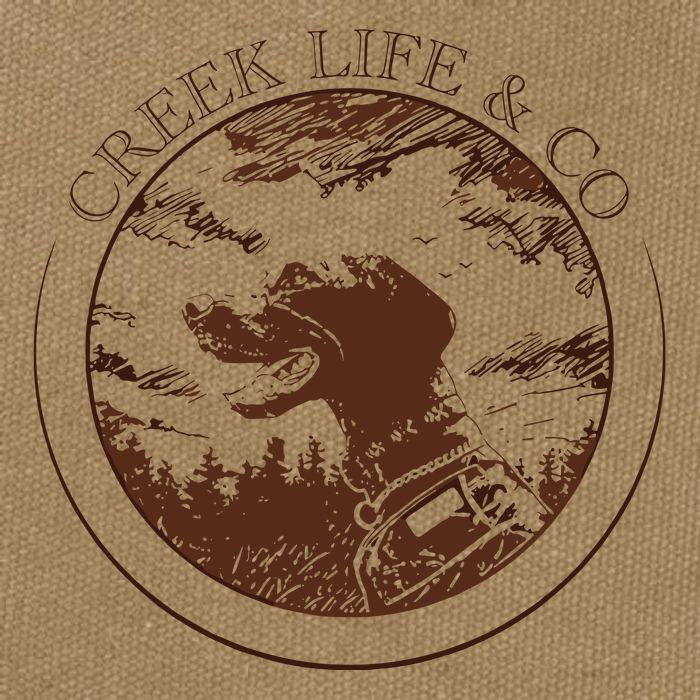 Creek Life With K.E.L.C.E Cotton Canvas Backpack